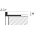 Profiel | 0.45x270 cm | L-Profiel Aluminium geanodiseerd 4.5mm 