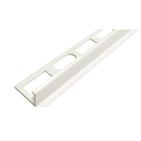 Profiel | 1x270 cm | L-Profiel Wit pvc 10mm