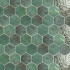 Keramische wandtegel | 26.5x51 cm | Hexagreen 
