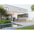Ceramic terrace Tile | 60x60 cm | Tilestone CerBlue Dark Pattern