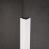 Profiel | 2.5x270 cm | Hoekprofiel in Alu Gepoedercoat Puur Wit