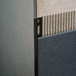 Profile | 1.25x270 cm | L-Profile Alu Powder coated Black 12mm