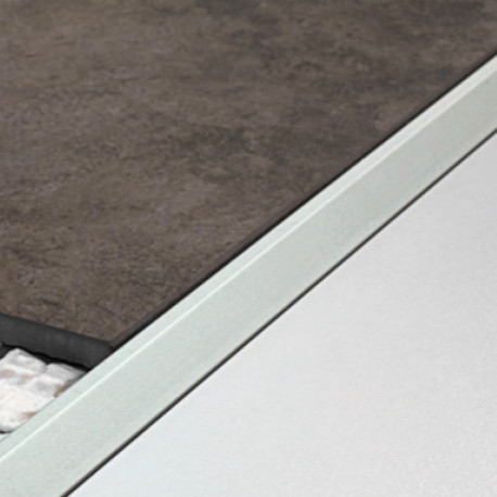 Profile | 2x270 cm | End Profile Alu Anodized Silver