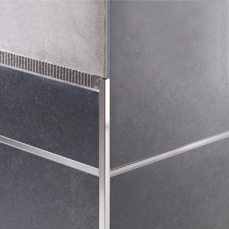 Profil | 1.25x270 cm | Alu Argent Anodisé, Carré