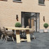 Ceramic terrace Tile | 80x80 cm | Tilestone Belga Nero