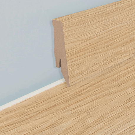 Laminate skirting boards | 5.8x240 cm | Q-Click Toronto Natural