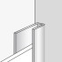 Profil | 2.3x260 cm | Dumawall Profilé de finition Black 