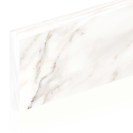 Keramische plint | 7x120 cm | Tilestone Carrara Dorato