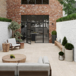 Keramische terrastegel | 60x60 cm | Tilestone Vivata Ceppo Ivory Tilestone Vivata Ceppo