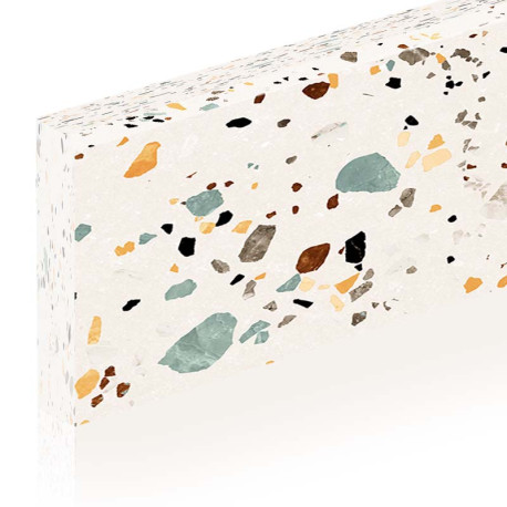 Keramische plint | 8x60 cm | Terrazzo Nude