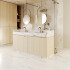 Polished ceramic tile | 60x120 cm | Marmi Oro Bianco
