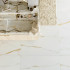 Polished ceramic tile | 60x120 cm | Marmi Oro Bianco