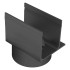 Accessoires | 6.5x15 cm | Drain Pvc connecteur Drainage vertical 75mm 
