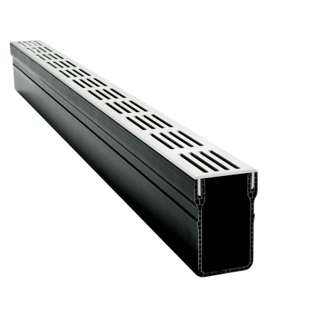 Accessories | 6.5x100 cm | Drain Gutter Slim Alu