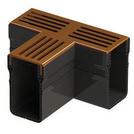 Accessories | 6.5x15 cm | Drain Gutter Slim Corten T Accessories | 6.5x15 cm | Drain Gutter Slim Corten T