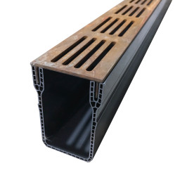 Accessoires | 6.5x100 cm | Evacuation Slim Pièce d'extrémité Bec 50mm