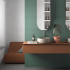 Ceramic wall tile | 5x40 cm | Hopp Bro Green