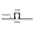 Profil | 0.5x270 cm | Joint de dilatation Beige Foncé 