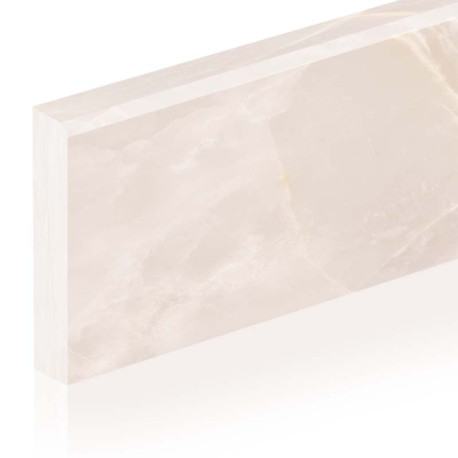 Ceramic skirting boards | 7x120 cm | Tilestone Onyx Pink