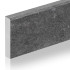 Ceramic skirting boards | 7x90 cm | Pierre Antique Noir