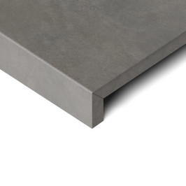 Ceramic swimming pool border | 80x80 cm | Tilestone Arc Grey Clearance Lot