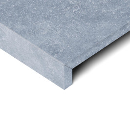 Ceramic swimming pool border | 60x60 cm | Tilestone Essentials Blue Stone Grey Clearance Lot
