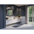 Keramische wandtegel | 5x25 cm | Materia Curve White