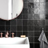 Keramische wandtegel | 10x10 cm | Tilestone Keramische Zellige Black