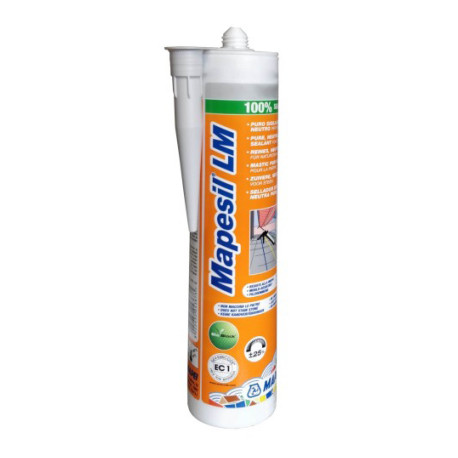 Silicone | 5x5 cm | Mapei Mapesil LM 999 - Transparant