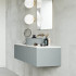 Bathroom | 37x37 cm | Washbasin Round Blue