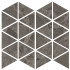 Mozaïek op net | 26x30 cm | Flakes Darkside Mosaico Triangoli