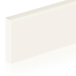 Keramische plint | 7x120 cm | Ultimate White