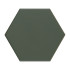 Ceramic floor and wall tile | 10.1x11.6 cm | Kromatika Green Hexagon