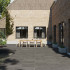Keramische terrastegel | 80x80 cm | Tilestone Belgian Black 