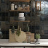 Ceramic wall tile | 10x10 cm | Zellige Manara Clay Berber Black
