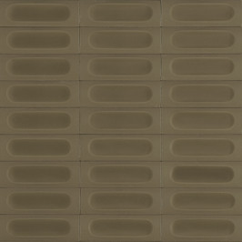 Ceramic wall tile | 5x15 cm | vtwonen Chop Kaki 3D Ceramic wall tile | 5x15 cm | vtwonen Chop Kaki 3D