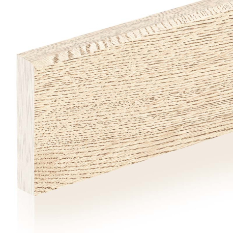 Keramische plint | 6x120 cm | Tilestone Veneto Blanco