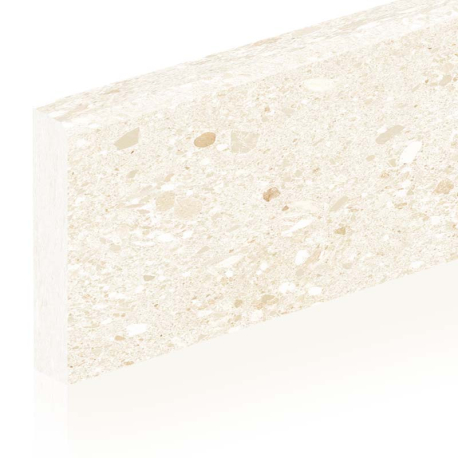 Keramische plint | 8x60 cm | Sassolino Terrazzo Beige