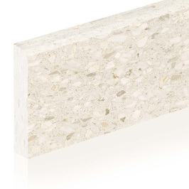Keramische plint | 7x120 cm | Ritmo Terrazzo Off White