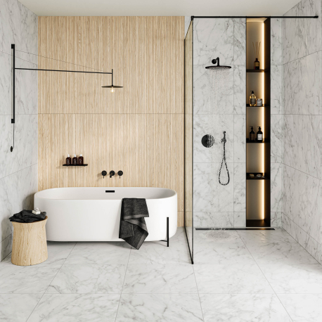 Keramische wandtegel | 45x120 cm | Malmo Fresno 