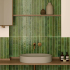 Carreaux muraux en céramique | 5x40 cm | Bali Green