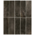 Ceramic wall tile | 6.5x20 cm | Hanoi Black Ash