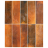 Ceramic wall tile | 6.5x20 cm | Hanoi Burnt Red