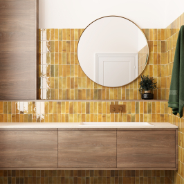 Carreaux muraux en céramique | 5.1x16.1 cm | Hanoi Caramel