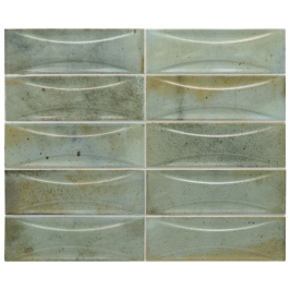 Keramische wandtegel | 6.5x20 cm | Hanoi Celadon Arco