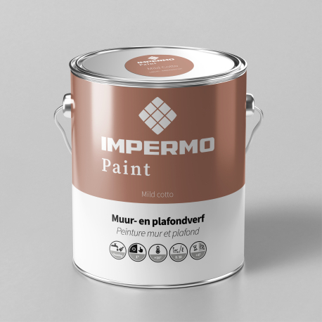 Paint | 18x20 cm | Wall & Ceiling - Impermo Paint - Mild Cotto