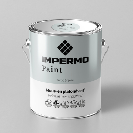 Peinture | 18x20 cm | Mur & Plafond - Impermo Paint - Arctic Breeze
