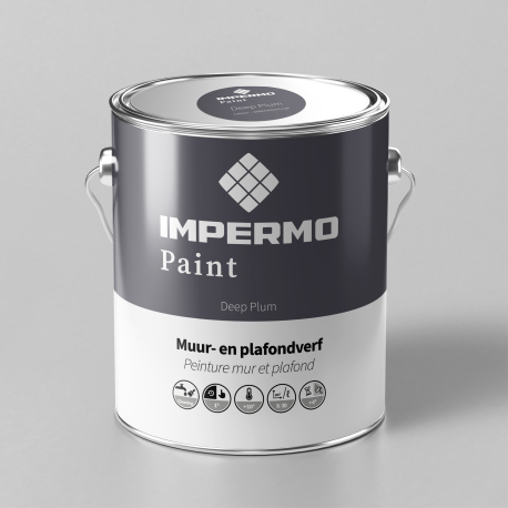 Paint | 18x20 cm | Wall & Ceiling - Impermo Paint - Deep Plum