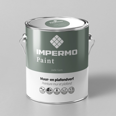 Paint | 18x20 cm | Wall & Ceiling - Impermo Paint - Jade Gem
