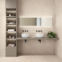 Keramische wandtegel | 30x90 cm | Landscape Ivory Decor